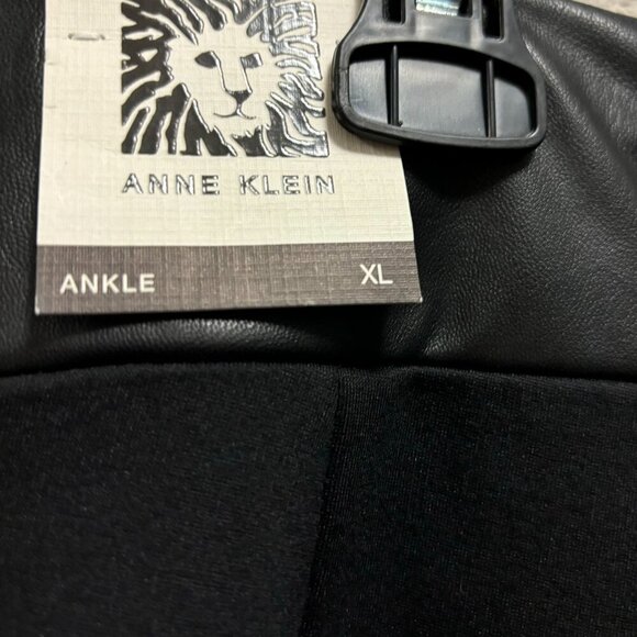 Anne Klein Ankle Pants Size XL Black Stretch - Picture 3 of 9